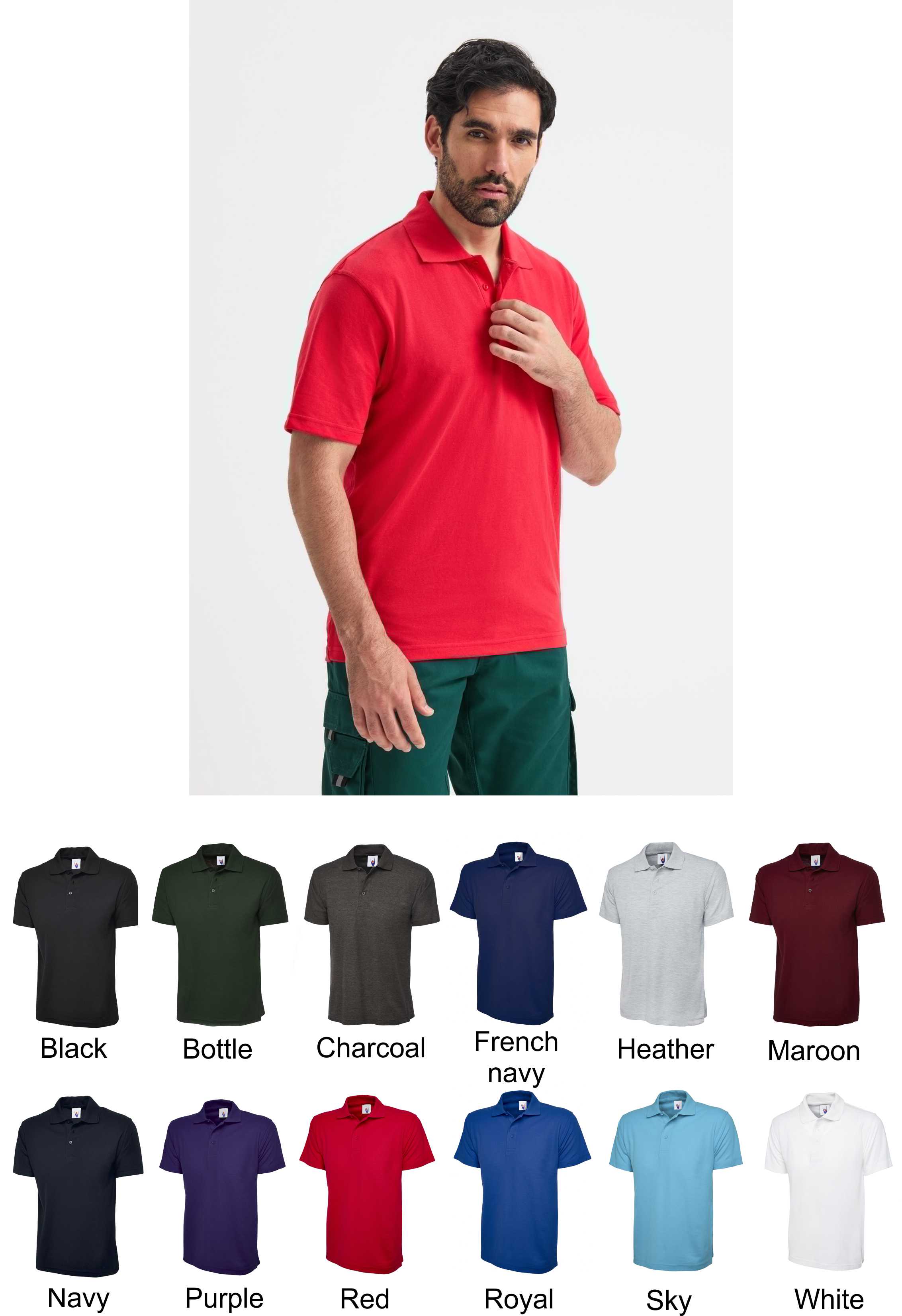 Uneek UC105 Active Polo shirt  Uneek UC105 Active Polo shirt